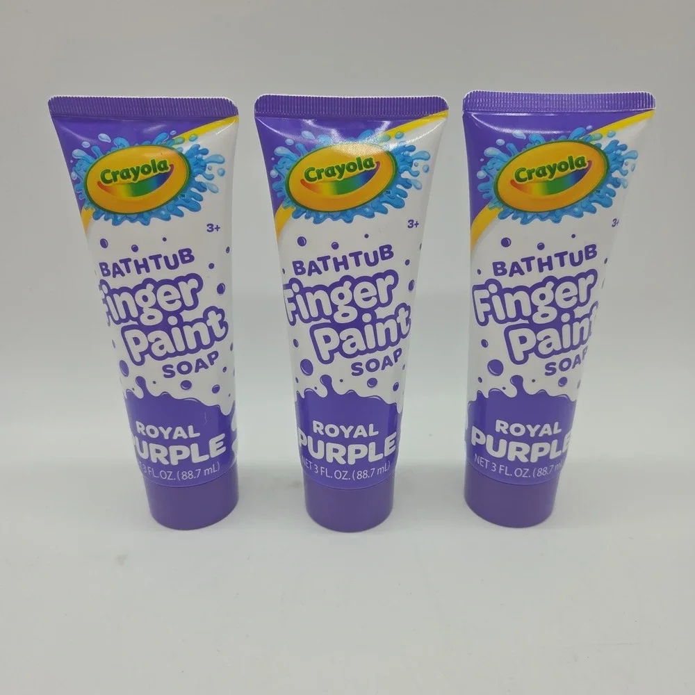 NEW Lot Of 16 Crayola Bathtub Finger Paint Soap Red Purple Green Blue Pink